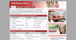 Desktop Screenshot of kinderkrippen-online.ch